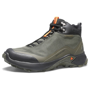 HUMTTO 210500 Scarponi da Trekking Classici in Pelle, Stivali da Caccia con Suola in Gomma, <span class=keywords><strong>Scarpe</strong></span> da <span class=keywords><strong>Escursionismo</strong></span> di Alta Qualità Resistenti all'Acqua - Product Image 2