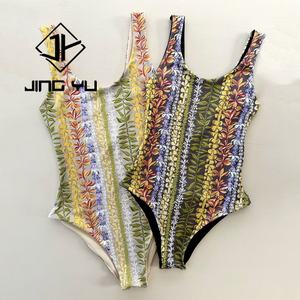 Custom Women Luxury Swimwear High Quality Polynesian Printed <b>Swimsuit</b> OEM Recycled Nylon One Piece Swimwear - Product Image 2