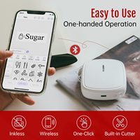 Imprimante d'étiquettes Hanin Q2, imprimante d'étiquettes miniature sans fil pour smartphone, machine à étiquettes de poche avec ruban adhésif