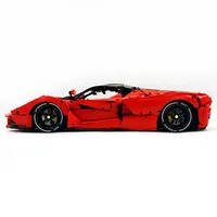 CADA C61505 4739 Piezas, Bloques de Construcción de Modelo de Auto Deportivo Técnico Rojo, Rompecabezas DIY para Niños, Regalos para Niños