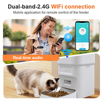 Distributeur automatique intelligent 7L pour animaux de compagnie, mangeoire lente programmable pour chiens et chats, gamelles automatiques pour chiens