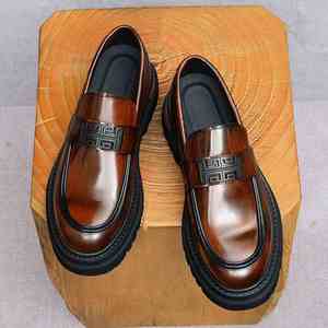 New Style Genuine Leather Formal <b>Shoes</b> Thick Soles <b>Height</b> <b>Increasing</b> Men's Autumn Business Casual Slip-on <b>Shoes</b> Single <b>Shoe</b> - Product Image 5