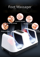 Machine de massage avec chaleur Shiatsu pieds et jambes masseur pétrissage roulant pour les pieds améliore la Circulation sanguine