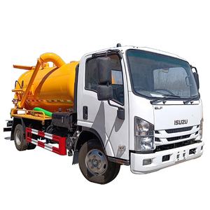 Camion industriel efficace et stable de bateau-citerne d'eaux d'égout de vide d'ISUZU 4*2 6T de transport de boue meilleure-vente en Asie centrale - Product Image 2