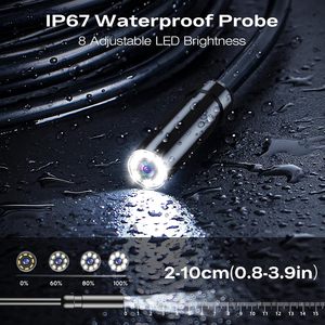 Cámara de Inspección Boroscópica 1920P HD con Pantalla de 4.3'', Resistente al Agua IP67, Batería de Litio, Cable Semirrígido de 16.5 Pies, Lente Única - Product Image 3