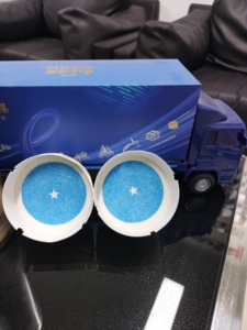 Cenicero Redondo Portátil Clásico Desechable Ecológico de Pared Simple con Grabado y Estampado, Fácil de Limpiar para Hogar, Restaurante, Hotel - Product Image 3