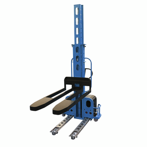 1000kg स्वयं लिफ्ट स्टेकर 1 टी पूर्ण बिजली 1ton स्वयं लोड स्टेकर मिश्र धातु फोर्कलिफ्ट बिजली पोर्टेबल स्वयं - Product Image 4