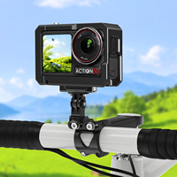 Cadre en alliage d'aluminium avec aimants N52 Filetage 1/4 "Interrupteur horizontal/vertical à dégagement rapide pour la cage magnétique DJI Action 5 Pro/4/3