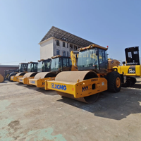 Nouveau Compacteur de Sol XS223J 22 Tonnes à Entraînement Mécanique, Rouleau Vibratoire pour Aéroport et Barrage