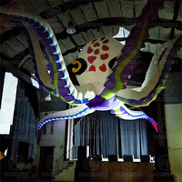 Grand poulpe gonflable tentacules discothèque Dj stand géant gonflable poulpe Air Blow up Art décoration pour décor de scène