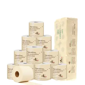 Wholesale Standard Size Bamboo Toilet Paper 2 Ply 3Ply Hemp Bamboo Toilet Paper Bamboo