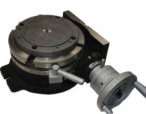 HV4 Bàn Xoay Ngang Và Dọc Với 80MM Ba Hàm Chuck Gang Vận Hành Bằng Tay Máy Khoan Phay 100MM - Product Image 6