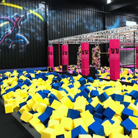 Wanfeng Polyuréthane haute densité Blocs de fosse souple Jump Trampoline Park Extérieur Intérieur Meubles Mousse Éponge Ignifuge