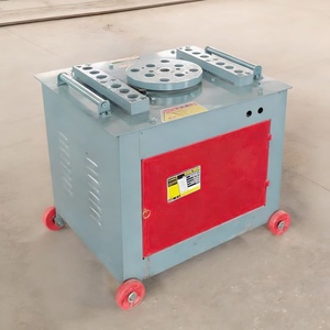 Machine <span class=keywords><strong>à</strong></span> cintrer les barres d'acier CNC <span class=keywords><strong>hydraulique</strong></span> de type table, automatique, 6-40 mm, pour la construction, vente en gros d'usine - Product Image 1