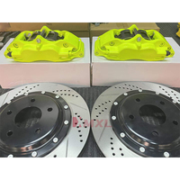 Kits de frenos de coche de actualización de venta de fábrica de carreras Pinza de freno delantera de 4 pistones con 330 mm para