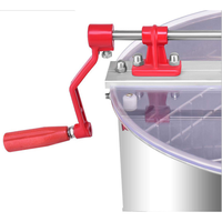 Extracteur de miel manuel 4 cadres en acier inoxydable de qualité supérieure – Outil d'apiculture