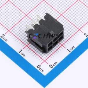 WAFER-MX3.0-06PZZ Wire-to-Board Pin Header Through hole Component (THT),P=3mm Connector 2x3P 3mm Through Hole Micro-Fit (MX 3.0) - Product Image 1