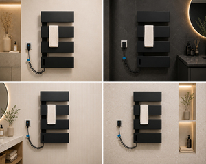 VIVDONA Porte-serviettes chauffant électrique en aluminium avec contrôle intelligent par application Wi-Fi - Product Image 4