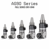 Tête de fraisage d'angle droit conique AG90-BT50 BT50 robuste pour centre d'usinage CNC, usine OEM