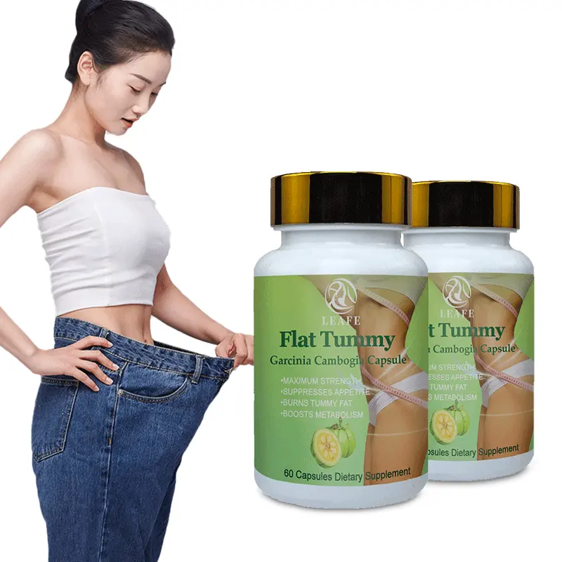 Organic detox diet pills appetite suppressant flat tummy and weight loss capsules fast slimming pills fat burning for women