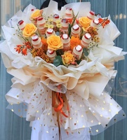 Tulle d'emballage pour bouquets en gros, fournitures d'emballage floral, accessoires pour fleuristes, tulle floral à motif cœur pour la Saint-Valentin