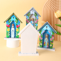 Nouvelle Offre Spéciale : Statue 3D Religieuse de la Vierge en Résine pour Décoration d'Anniversaire