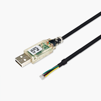 Cable convertidor serie USB a TTL 232R FTDI 3,3 V 5V, Chip FTDI a USB a 5V TTL UART, Cable serie