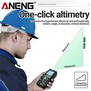 레이저 거리 측정기 ANENG 레이저 테이프 미터 40M/70M/100M/120M 레이저 거리계 전자 자 측정 도구 - Product Image 3
