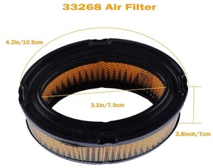 Filtro de Aire 33268 para Motores Tecumseh Oregon 30-100, Stens 100-115, Prime Line 7-02232, HM70, HM80, TVM195, VM80, HM100 Horizontales - Product Image 4