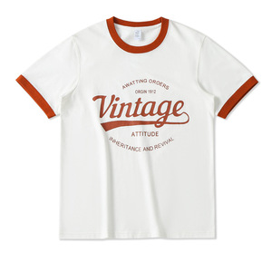 Unisex Tùy Chỉnh Màn Hình In Tees 100% Bông <span class=keywords><strong>Ringer</strong></span> Áo Phông Đồng Bằng Vải Dệt Kim Thấp Moq Cá Nhân Áo Thun - Product Image 1