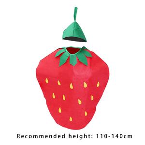 Costume de Cosplay de fruits de fraise d'enfants mignons pour des fêtes à thème et des mascarades - Product Image 4