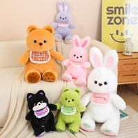 Op maat gemaakte leeuwenknuffel met logo, lage minimale bestelhoeveelheid, schattige teddybeer, zachte knuffels, gevuld met PP-katoen, OEM/ODM beschikbaar, pluche dieren knuffel.