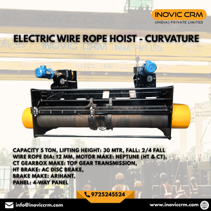 Fabricante de polipastos eléctricos de cable de acero a precios razonables de la India |   Sistema de Elevación de Calidad de Exportación para Usos Industriales - Product Image 4