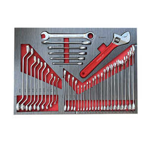 Ensemble d'outils à main en acier au carbone robuste de 369 pièces avec organiseur EVA, kit de douilles à cliquet 72T pour la réparation automobile - Product Image 3