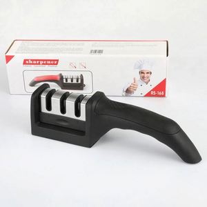 Black 3-Stage <b>Tungsten</b> & Ceramic Eco-Friendly Coarse Grit Kitchen Knife Sharpener - Product Image 6
