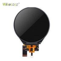 Yuvarlak LCD 3.4 inç Tft IPS paneli 800*800 PCAP yuvarlak ekran Mipi arayüzü 350 Cd/m2 39pins FPC dokunmatik ekran için metre