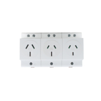 Norme australienne SAA, homologation GPO 15A, IP20, modulaire, résistant aux manipulations, montage sur rail DIN