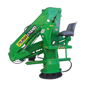 Gran oferta 2024, grúas Puma de alta calidad, Turquía, capacidad de 3 toneladas, pluma de nudillo, cubierta plegable marina, Mini grúa móvil fuerte - Product Image 1