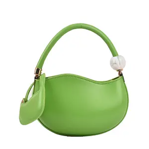 REWIN 2022 женская модная кожаная сумка карамельного цвета с мини-кошелек-клатч для денег