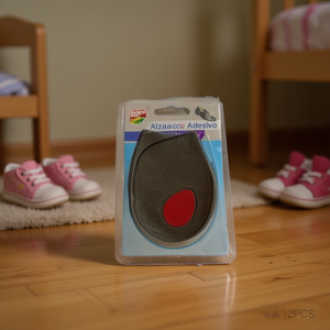 Alzaacco Adesivo Two Tone Heel Pads For Kids Shoes Size Medium 12Pcs Pack - Product Image 2