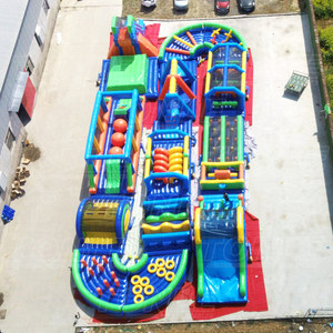 Nhà Máy Tùy Chỉnh Ngoài Trời Giants The Beast Obstacle <span class=keywords><strong>Course</strong></span>/Lớn Inflatable Trở Ngại Challenge Race Inflatable Công Viên Để Bán - Product Image 5