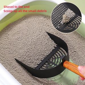 Lynpet lüks basit paslanmaz çelik büyük Metal kedi çöp kürek <span class=keywords><strong>Pooper</strong></span> <span class=keywords><strong>Scooper</strong></span> küçük hayvanlar için Pet atık bertaraf - Product Image 5