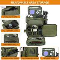 Tas Ransel Fotografi Heavy Duty Anti Air Profesional untuk Kamera, Taktis, dan Aktivitas Luar Ruangan