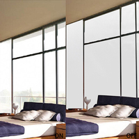 Film pendentif électrique intelligent en verre, pour fenêtre lcd, confidentialité, cristal, pigmenté, pour salle de bain