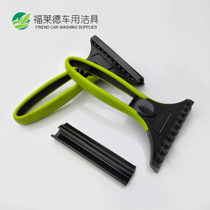 ที่ขูดน้ำแข็งในรถยนต์ 21x13 ซม. PVC ABS เครื่องมือกำจัดหิมะอเนกประสงค์สำหรับทำความสะอาดกระจกหน้าต่าง - Product Image 3