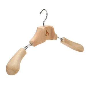 Butler cortesía diseño abrigo comercial pesado deber de Metal de madera de haya de perchas de madera - Product Image 1