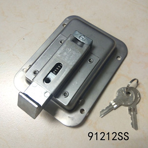 FQ แผงล็อค 304 สแตนเลส 91x212 มม. กลอนล็อคกล่องเครื่องมือสำหรับประตูตู้ไฟฟ้า - Product Image 4