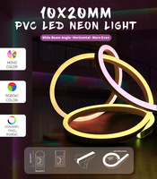 Bande lumineuse à LED pour l'extérieur, étanche IP68 Neon Light Adressable RGB Pixel SPI Control Architectural Décoratif Bande lumineuse à LED