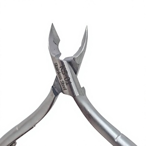 Stainless Steel Professional Nail Cutter <b>Kit</b> Sharp Cuticle Nipper <b>Gel</b> Polish Set Salon Manicure Wide Jaw Opening Finger Toe Nail - Product Image 1