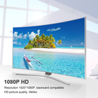 Mini Convertidor HDTV2VGA, Adaptador de Audio y Video HDTV a VGA para Computadora Portátil, Consola de Juegos, Pantalla VGA Antigua